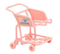 Oshhni Chariot de supermarché jouet multifonctionnel pour l'éveil des enfants, idéal pour les jeux d'imitation et les fêtes d'enfants, Rose