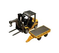 Oshhni Chariot élévateur Télécommandé à L'échelle 1/64, Véhicule de Chantier Léger et Radiocommandé, Mini Jouet pour Garçons, Collectionneurs et Cadeau, Voiture avec Palette