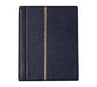 Oshhni Classeur de Collection pour Timbres - Capacité de 10 Feuilles, Bleu