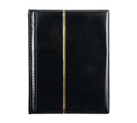 Oshhni Classeur de Collection pour Timbres - Capacité de 10 Feuilles, Le Noir