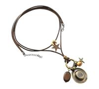 Oshhni Collier Multifonctionnel à chaîne pour Pull, idéal pour Les fêtes, Les Vacances, Un Mariage ou Un Anniversaire.