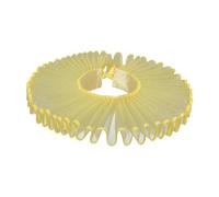 Oshhni Cols à Volants réglables et détachables de Victorien élisabéthain pour Robe Rococo, Jaune