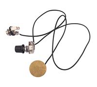Oshhni Contrôle de Volume pour Micro Piézoélectrique, Pièces Détachées pour Kit de Micro de Guitare, Neuf, Noir