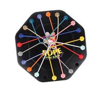 Oshhni Corde Untangle Rope Knots Board Game Portable Mind Toy Toy The Knot Toy Intelligence Development Puzzle pour les adultes