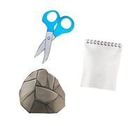 Oshhni Costume Pierre-Papier-Ciseaux, accessoire d'Halloween, cadeau cosplay pour soirées à thème
