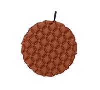 Oshhni Coussin de siège Gonflable Pliable et léger pour Chaise de Bureau, Tapis de siège pour Concerts, randonnée, Plage, Rouge-Marron