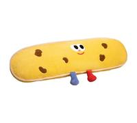 Oshhni Coussin décoratif amusant en peluche pour, lit, confortable, pour dortoir, salon, chaise, canapé, Biscuits Jaunes 60