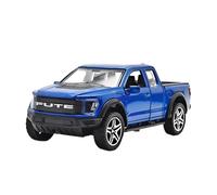Oshhni décorative à l'échelle 1/36, modèle réduit de voiture portable pour jeux d'imitation, en alliage pour enfants de 3 à 7, Bleu
