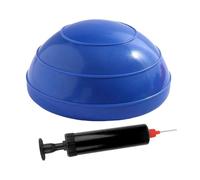 Oshhni Demi-Ballon d'équilibre antidérapant Portable, 16 cm de diamètre, avec Pompe intégrée, idéal pour l'entraînement Musculaire en intérieur et, Bleu