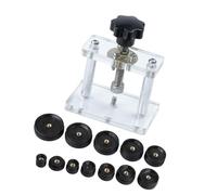 Oshhni d'outils de Presse pour Montres, capsuleuse de Fond de Montre avec 12 Matrices de Montage, Outil d'établi de Remplacement pour, Noir