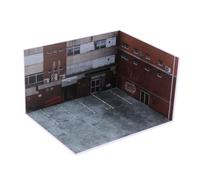 Oshhni Échelle 1/64 Parking Mini Véhicule Garage Petite Figurine Toile de Fond Cadeau Accessoires Photo Simulation Moulé sous Pression Voiture Affichage