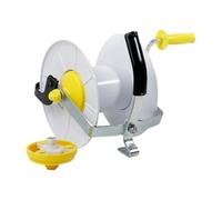 Oshhni Enrouleur de clôture électrique Portable pour pâturage et clôture rotatifs, dévidoir de câble, Rapport de démultiplication 3:1, pour Ruban de