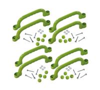 Oshhni Ensemble 8 poignées d'escalade pour balançoire, facile à installer, idéal pour une aire jeux dans un jardin ou une, Vert Clair