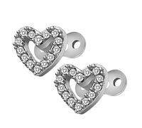 Oshhni Ensemble D'ancrages Dermiques en, Bijoux de Surface, Base Microdermale en Acier Titane, Coeur 1