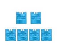 Oshhni Ensemble de 6 Blocs réfrigérants pour congélateur Portable Qui Gardent Vos Aliments Frais Plus Longtemps. Blocs de congélation pour Sac Isotherme, 14.5cmx13cmx1.5cm