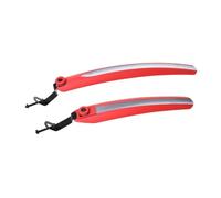 Oshhni Ensemble de Garde-Boue pour vélo de Montagne, bavette réfléchissante, Accessoires légers pour remplacer Les Garde-Boue Avant et arrière, Rouge