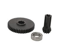 Oshhni Ensemble de pignons réducteurs, kit d'engrenages de moteur de voiture RC, modification robuste, engrenage droit de rechange en acier pour modèles