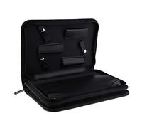Oshhni Étui Ciseaux Pochette Sac de Transport Holster Coiffeur Cuir Synthétique Imperméable à Motif Mode Adapté aux Barbiers Stylistes Maquilleurs