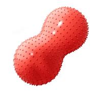 Oshhni Fauteuil sensoriel à bascule, ballon d'équilibre en forme de cacahuète, ballon de et d'équilibre pour la salle de sport, Rouge