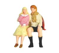 Oshhni Figurines miniatures de couple à l'échelle 1:64, mini-figurines, maquettes pour dioramas de trains et d'architecture, accessoires pour projets