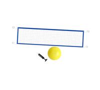 Oshhni Filet de Volley-Ball Blanc Uniquement, avec Sangles réglables, pour l'entraînement Professionnel, Pliable et de Rechange, 4,5 x 0,9 m (14,76 x, avec Ballon et Pompe