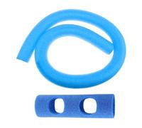 Oshhni Flotteur de piscine flottant flexible pour enfants et adultes, jouet aquatique épais avec connecteur à 2 trous, Bleu