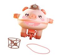 Oshhni Funambule Tumbler Cochon Marchant sur la Corde Équilibrée, Jouet Interactif, Mignon, Jouet Cochon Équilibré pour Enfants, ROSE