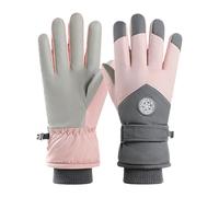Oshhni Gants de, moufles intégrales Chaudes et Respirantes, Gants d'hiver pour Le Patinage, Le vélo, Le Camping et la, Gris Rose, Femmes