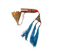 Oshhni Harpe juive Musique folklorique Instrument ethnique facile à jouer Beau son Harmonica créatif pour joli cadeau Débutants Groupe Enfants, 5 Feuilles