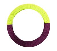 Oshhni Housse de Protection élastique pour Cerceau de Gymnastique Artistique et Rythmique, Facile à Installer. Accessoire idéal pour Les Exercices de, Jaune et Bordeaux