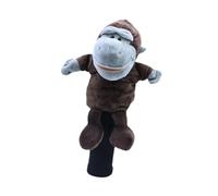 Oshhni Housse de Protection en Peluche pour tête de Club de Golf, Accessoire de Remplacement pour Sac de Sport de Plein air, Chimpanzés