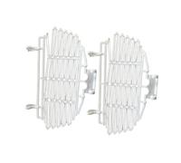 Oshhni Housse de Protection pour Panier de vélo, Facile à Installer, Fournitures de Cyclisme Portables, Stable et Robuste, Accessoire de vélo, Couvercle de, Blanc