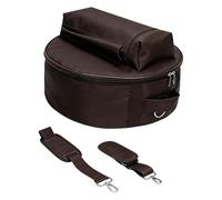 Oshhni Housse pour caisse claire avec bandoulière amovible, accessoire de percussion, Brun Foncé
