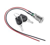 Oshhni Interrupteur à clé électronique Mini serrure électronique 12 mm DIY pratique marche/arrêt téléphone verrouillage interrupteur à clé de démarrage pour