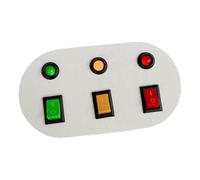 Oshhni Interrupteur lumineux pour tableau d'activités - Jouet éducatif - Lampe de contrôle - Éveil et développement - Cadeau d'anniversaire -