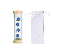 Oshhni Jeu de puzzle labyrinthe avec sac de rangement, jouet sensoriel, balle d'équilibre, jouet éducatif pour enfants, jeu de labyrinthe à billes roulantes, Boule Bleue