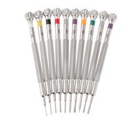 Oshhni Jeu de tournevis d'horloger Jeu de tournevis pour montre Outils pour montres Différentes tailles Micro tournevis pour réparation