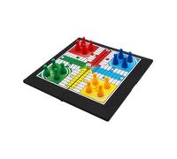 Oshhni Jeu de voyage Ludo Jeu d'échecs volant Jouet intellectuel Jeu familial Échecs volants pour enfants 4 joueurs Garçons et filles Famille