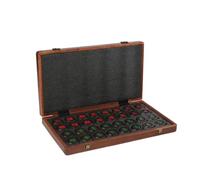 Oshhni Jeu d'échecs chinois, échiquier pliable, classique unique, portable, idéal pour les et les professionnels. Jeu traditionnel en bois