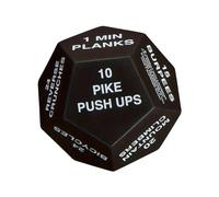 Oshhni Jeu d'entraînement dés Poids corporel Sport dés Yoga dés 12 Faces Exercice décision dés Fitness défi dés pour Adolescents débutants, Blanc