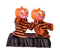 Oshhni Jouet de citrouille électrique, accessoire de crâne lumineux, dégradés de son dynamiques créatifs de lumière pour fournitures de bar, de jardin,