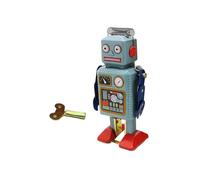 Oshhni Jouet en Fer Blanc à remonter, Robot de Marche fabriqué, Jouet mécanique Vintage, Objets de Collection pour la décoration de la Maison, Cadeau