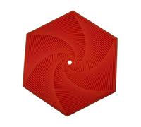 Oshhni Jouet hexagonal, jouet sensoriel pour l'exercice ou le jeu, cadeau d'anniversaire fantaisie, jouet amusant et délicat, jouet pour enfants et adultes, Rouge, L