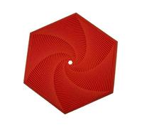 Oshhni Jouet hexagonal, jouet sensoriel pour l'exercice ou le jeu, cadeau d'anniversaire fantaisie, jouet amusant et délicat, jouet pour enfants et adultes, Rouge, S