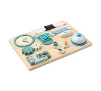 Oshhni Jouet sensoriel à interrupteur Busy Board pour l'apprentissage précoce de la motricité fine, avec loquet pour les anniversaires, les, les