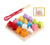 Oshhni Jouets de Correspondance des Couleurs pour Enfants de 1, 2 ou 3 Ans, Cadeau d'anniversaire, motricité Fine, Jouets de tri et d'empilage pour
