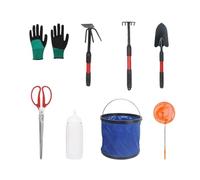 Oshhni jouets plage pour enfants, bac à sable, râteau, pelle pointue, robuste, jeu, jouets sable, seau plage pour garçons 3 à 12 ans, L