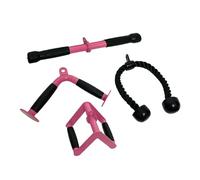Oshhni Kit d'accessoires pour Machine à câbles, Barre en V, poignée, entraînement du Haut du Corps, Barre Droite, Accessoires pour tirage Vertical, idéal