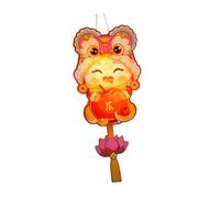 Oshhni Kit de bricolage de lanterne de Nouvel An pour enfant Kit de matériel fait main amusant pour événements familiaux Jouet Kit de bricolage de lanterne, Le