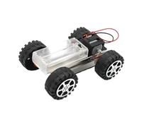 Oshhni Kit de bricolage de modèle de voiture à quatre roues motrices, artisanat d'enseignement en classe, décoration de bureau, kit d'expérimentation